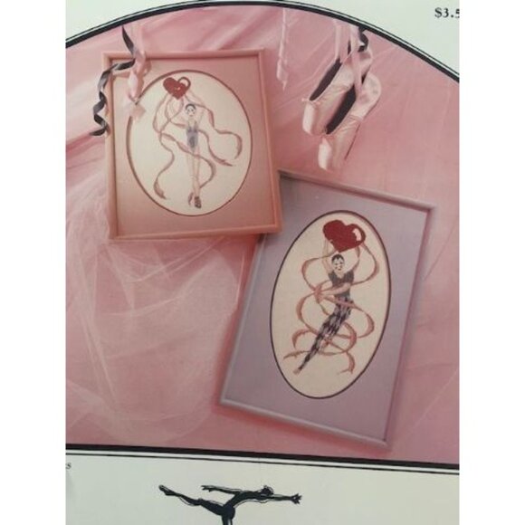 Faces Dimensional No2 of Dancers counted cross stitch leaflet book - Picture 4 of 4